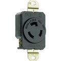 Pass & Seymour 20A125V Blk Lock Outlet L520RCCV3